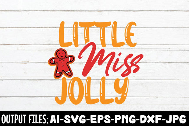 Little Miss Jolly svg design SVG Rafiqul20606 