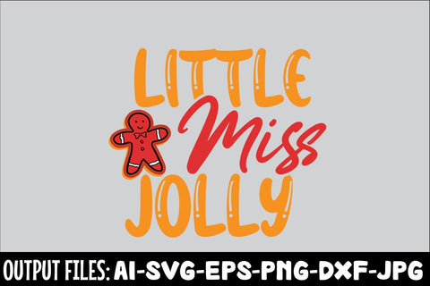 Little Miss Jolly svg design SVG Rafiqul20606 