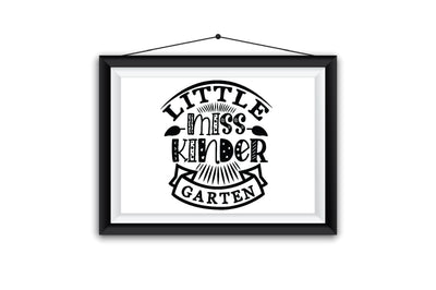 Little Miss Kinder Garten SVG SVG Creativeart88 