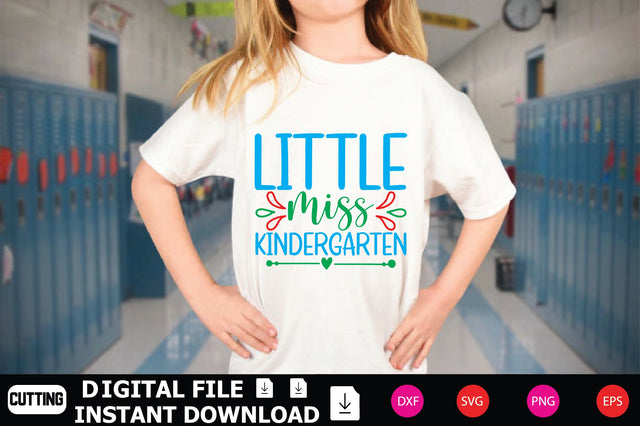 Little Miss Kindergarten SVG Shahin alam 