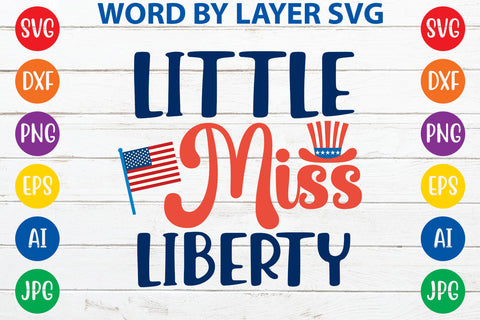 Little Miss Liberty, 4th Of July SVG Design SVG Rafiqul20606 
