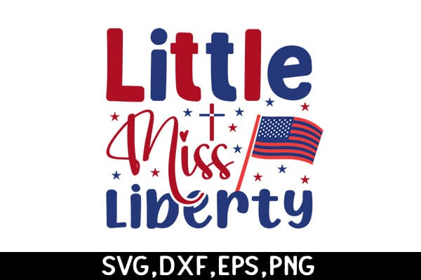 Little Miss Liberty SVG Angelina750 