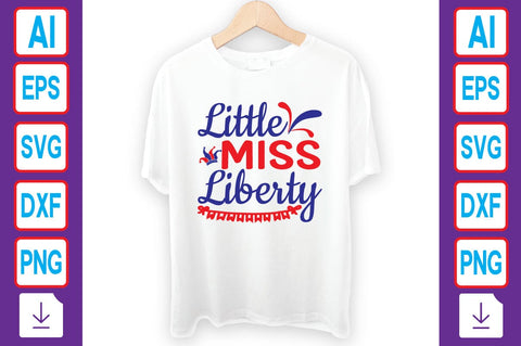 Little Miss Liberty SVG Craftlabsvg24 