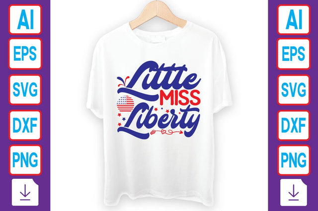 Little Miss Liberty SVG Craftlabsvg24 