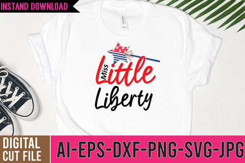Little Miss Liberty SVG Cut File SVG BlackCatsMedia 