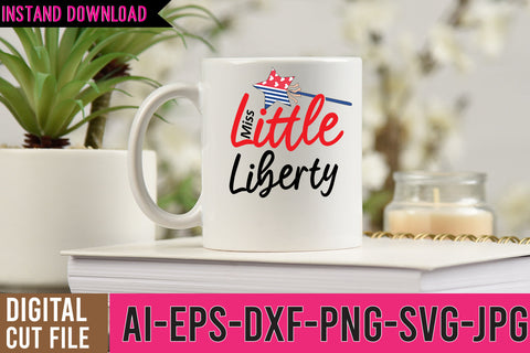 Little Miss Liberty SVG Cut File SVG BlackCatsMedia 