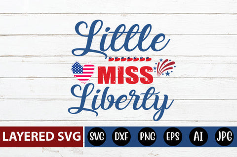 Little Miss Liberty SVG cut file SVG Blessedprint 