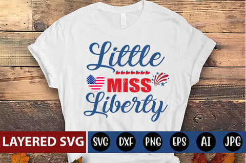 Little Miss Liberty SVG cut file SVG Blessedprint 