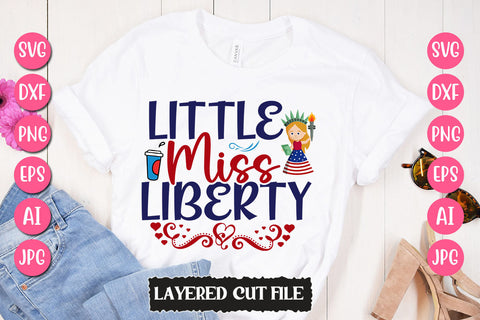 Little Miss Liberty SVG Cut File SVG Newmockups 