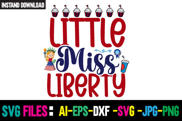 Little Miss Liberty SVG Cut File SVG Newmockups 