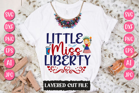 Little Miss Liberty SVG Cut File SVG Newmockups 