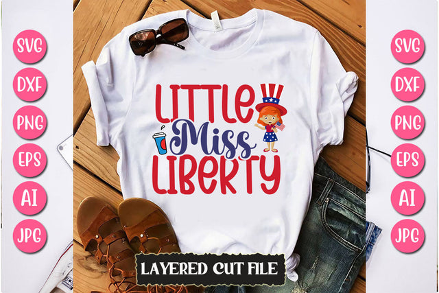 Little Miss Liberty SVG Cut File SVG Newmockups 
