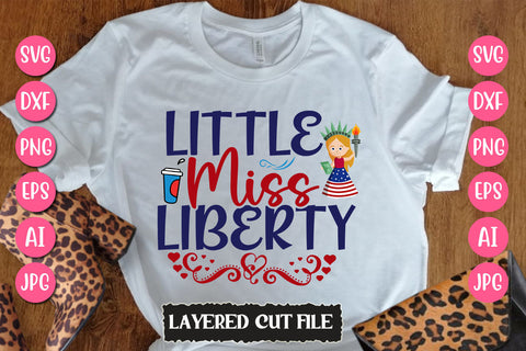 Little Miss Liberty SVG Cut File SVG Newmockups 