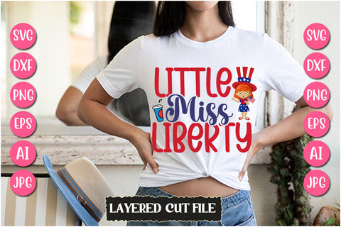 Little Miss Liberty SVG Cut File SVG Newmockups 