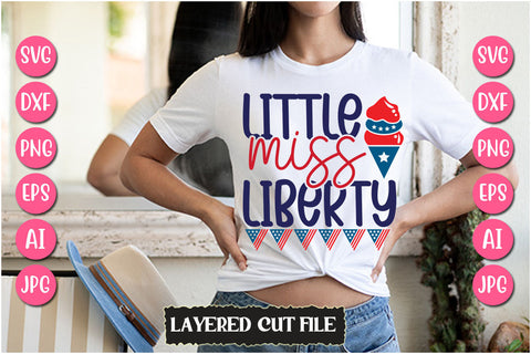 Little Miss Liberty SVG Cut File SVG Newmockups 