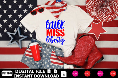 Little Miss Liberty SVG cut files SVG Shahin alam 