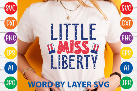Little Miss Liberty SVG Rafiqul20606 