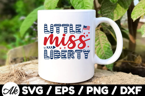 Little miss liberty svg SVG akazaddesign 