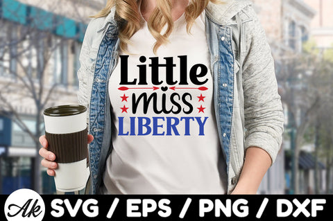 Little miss liberty svg SVG akazaddesign 