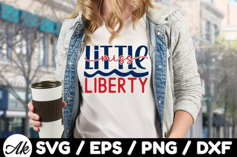 Little miss liberty svg SVG akazaddesign 