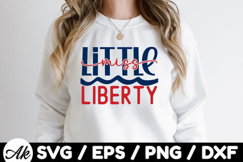 Little miss liberty svg SVG akazaddesign 