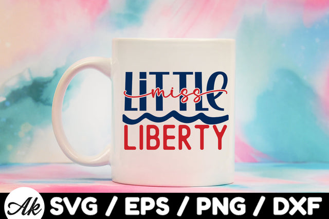 Little miss liberty svg SVG akazaddesign 