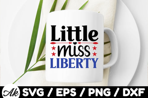 Little miss liberty svg SVG akazaddesign 