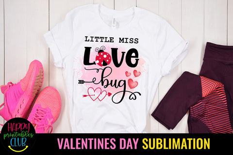 Little Miss Love Bug Kids Valentine Sublimation Ideas Sublimation Happy Printables Club 