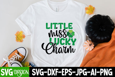 Little Miss Lucky Charm SVG Cut File,Happy St.Patrick's Day SVG Cut File, my 1st Patrick's Day SVG Cut File, my 1st Patrick's Day SVG Design, St.Patrick's Sublimation PNG, St.Patrick's Flag SVG Cut File, St.Patrick's Clipart PNG SVG BlackCatsMedia 