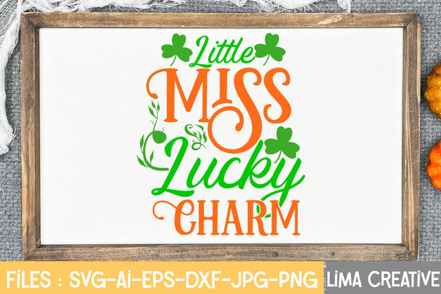 little Miss Lucky Charm SVG Cute File SVG Insomnia Std 