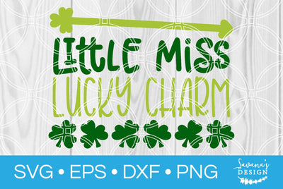 Little Miss Lucky Charm SVG SavanasDesign 