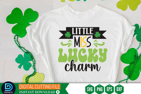 Little miss lucky charm SVG SVG DESIGNISTIC 