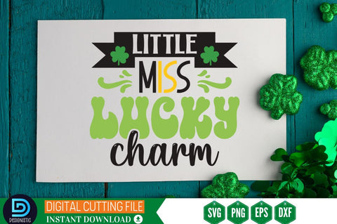 Little miss lucky charm SVG SVG DESIGNISTIC 