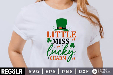 Little miss lucky charm SVG SVG Regulrcrative 