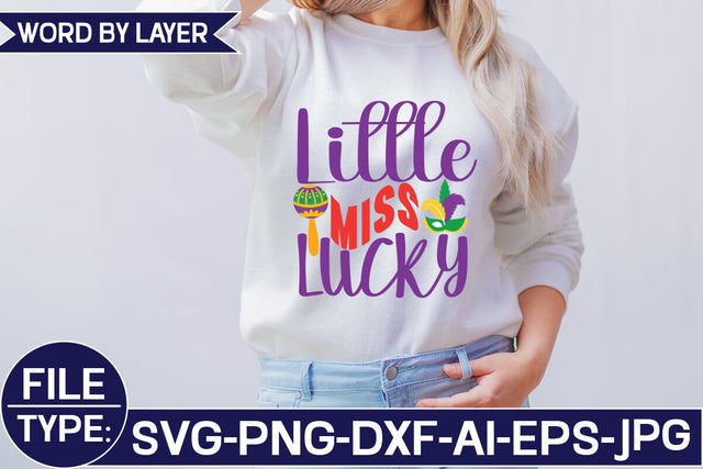 Little Miss Lucky SVG Cut File SVG Studio Innate 