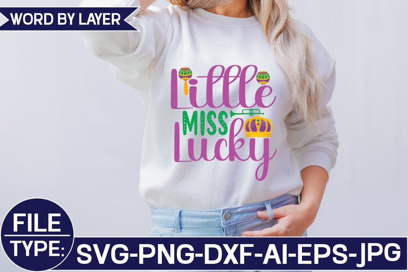 Little Miss Lucky SVG Cut File SVG Studio Innate 