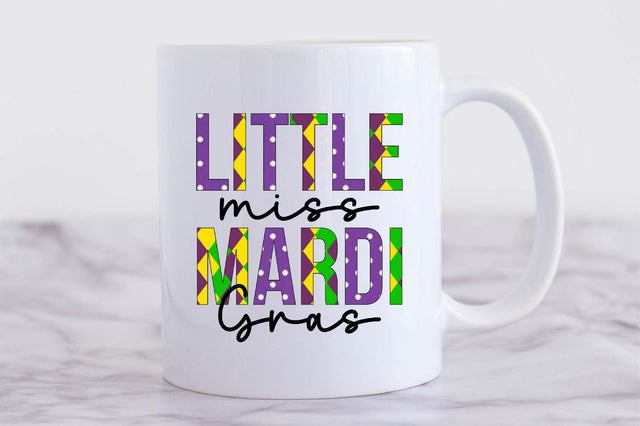 Little miss Mardi Gras Sublimation SVGista 