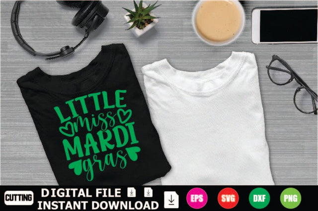 Little Miss Mardi Gras SVG Shahin alam 