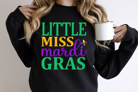 Little miss mardi gras SVG SVG Regulrcrative 
