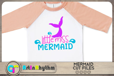 Little miss mermaid SVG SVG Artinrhythm shop 
