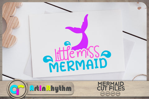 Little miss mermaid SVG SVG Artinrhythm shop 