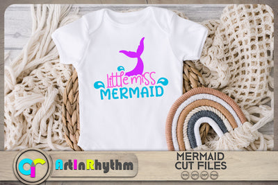 Little miss mermaid SVG SVG Artinrhythm shop 