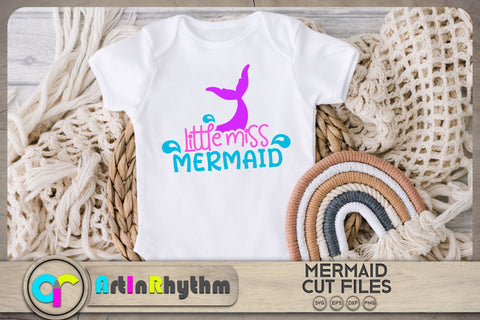 Little miss mermaid SVG SVG Artinrhythm shop 