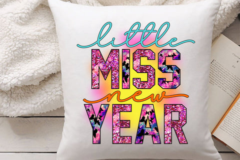 Little Miss New Year Sublimation Sublimation Creativeart88 