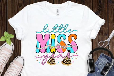 Little Miss New Year Sublimation Sublimation Creativeart88 