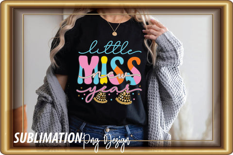 Little Miss New Year Sublimation Sublimation Creativeart88 