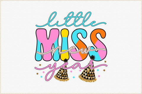 Little Miss New Year Sublimation Sublimation Creativeart88 