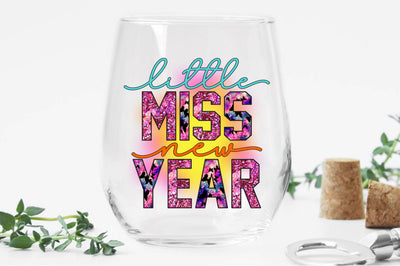 Little Miss New Year Sublimation Sublimation Creativeart88 