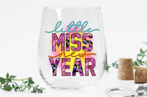 Little Miss New Year Sublimation Sublimation Creativeart88 