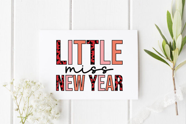 Little Miss New Year sublimation Sublimation SVGista 